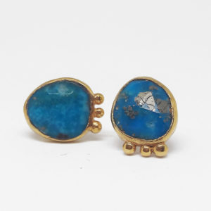 Unique tirquaz earrings