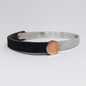 Bracelet with leather