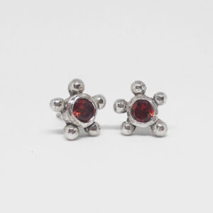 Simplicity ruby earrings