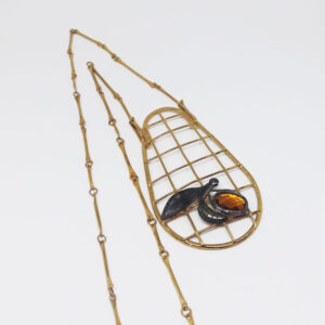 Minoan necklece with citrine stone