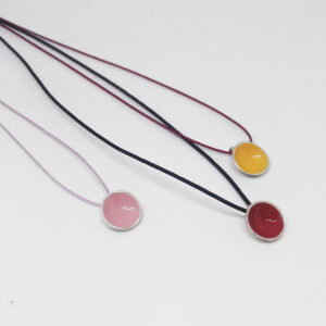 Splash of colours simple round pendant