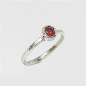 Simplicity ruby ring