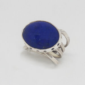 Unique ring with lapis stone
