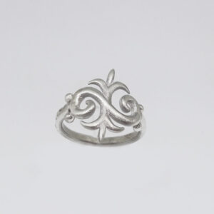 History is mystery silver ring