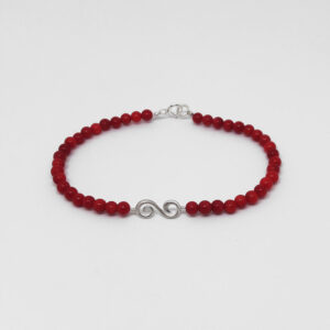 Coral bracelet with Minoan detail